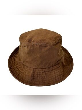 Furtalk Bucket Hat Cap L/XL Brown Cotton Adjustable